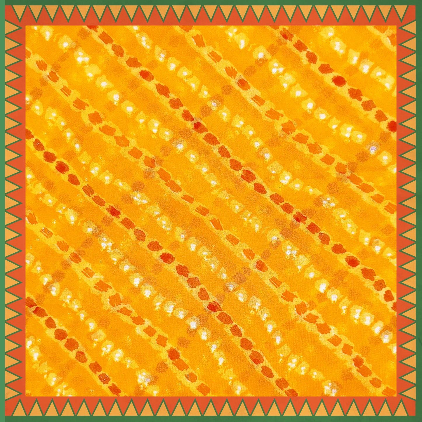 Lehariya Bandhani Digital Print On Georgette (FW-56")
