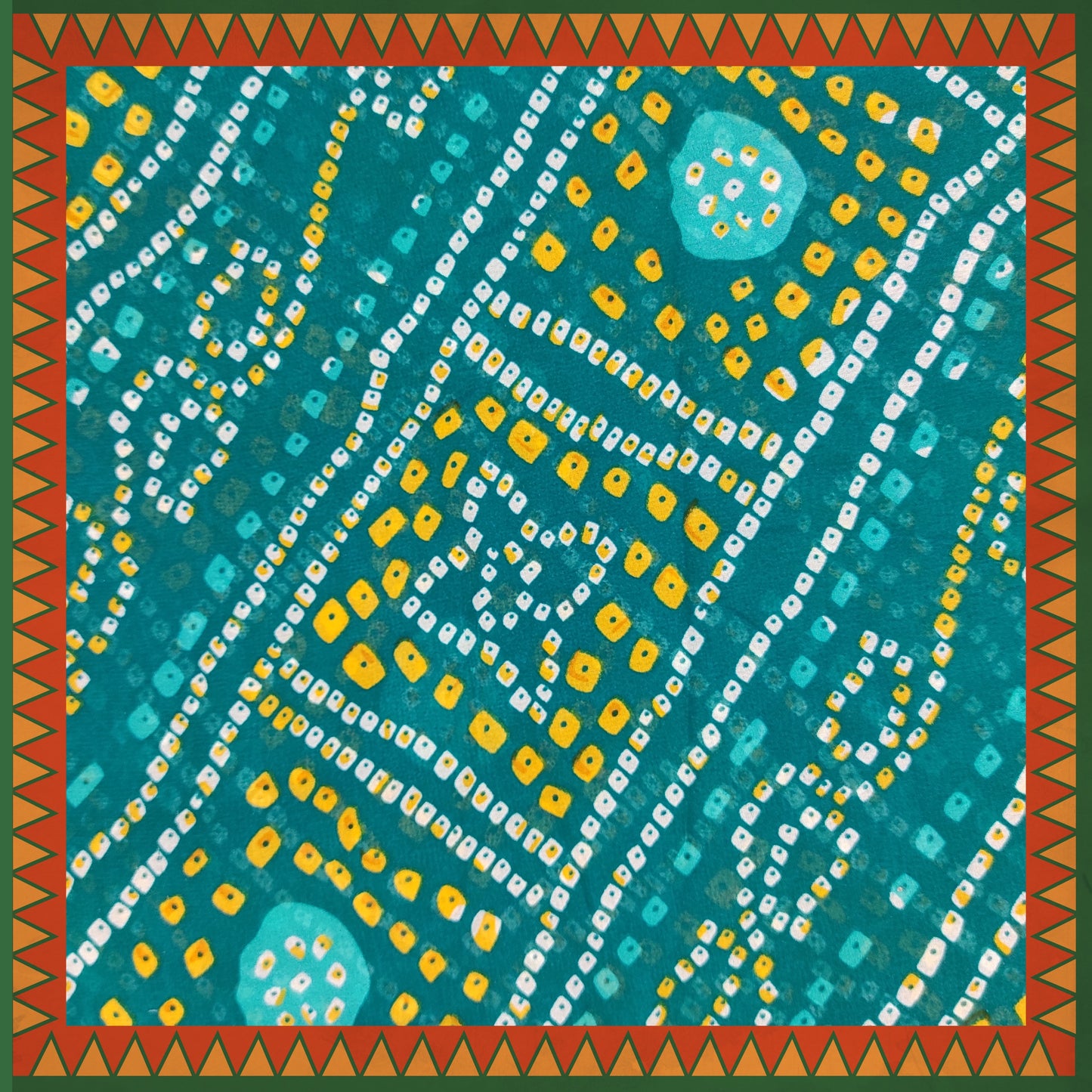 Bandhani Digital Print On Georgette (FW-56")