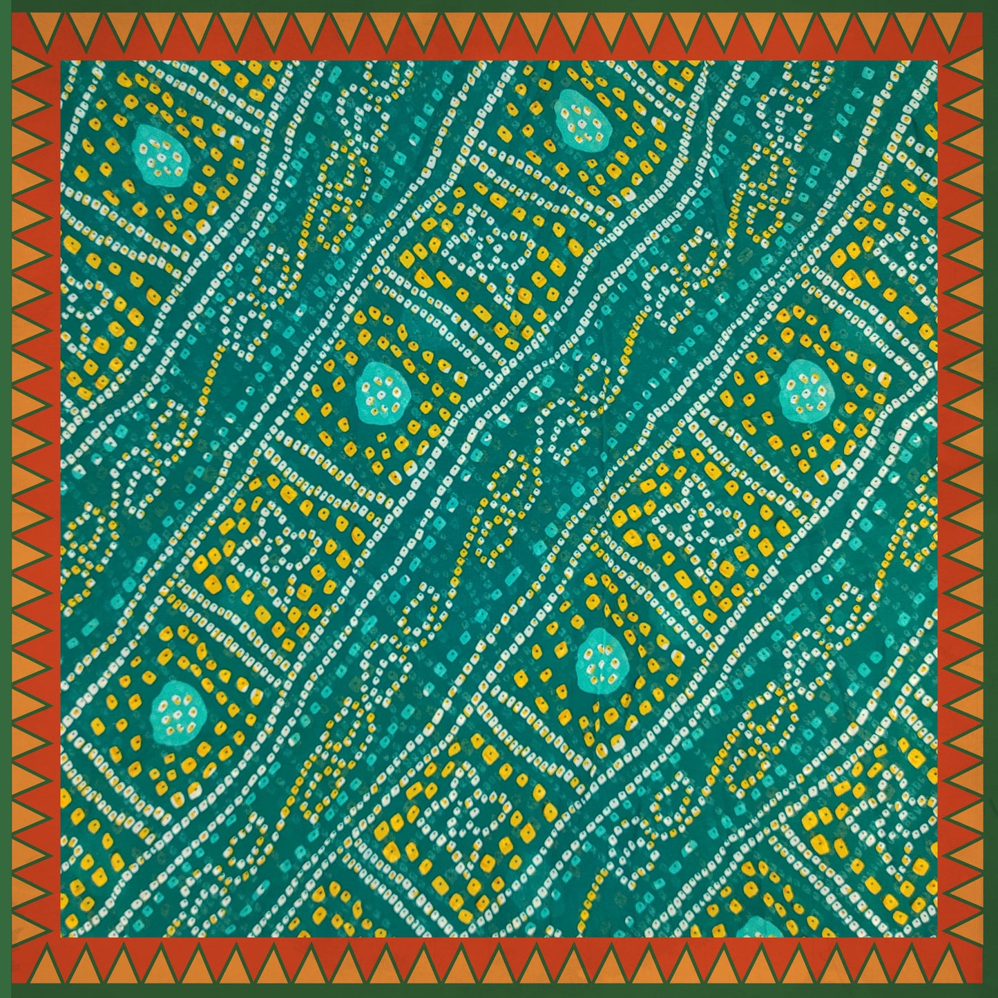 Bandhani Digital Print On Georgette (FW-56")
