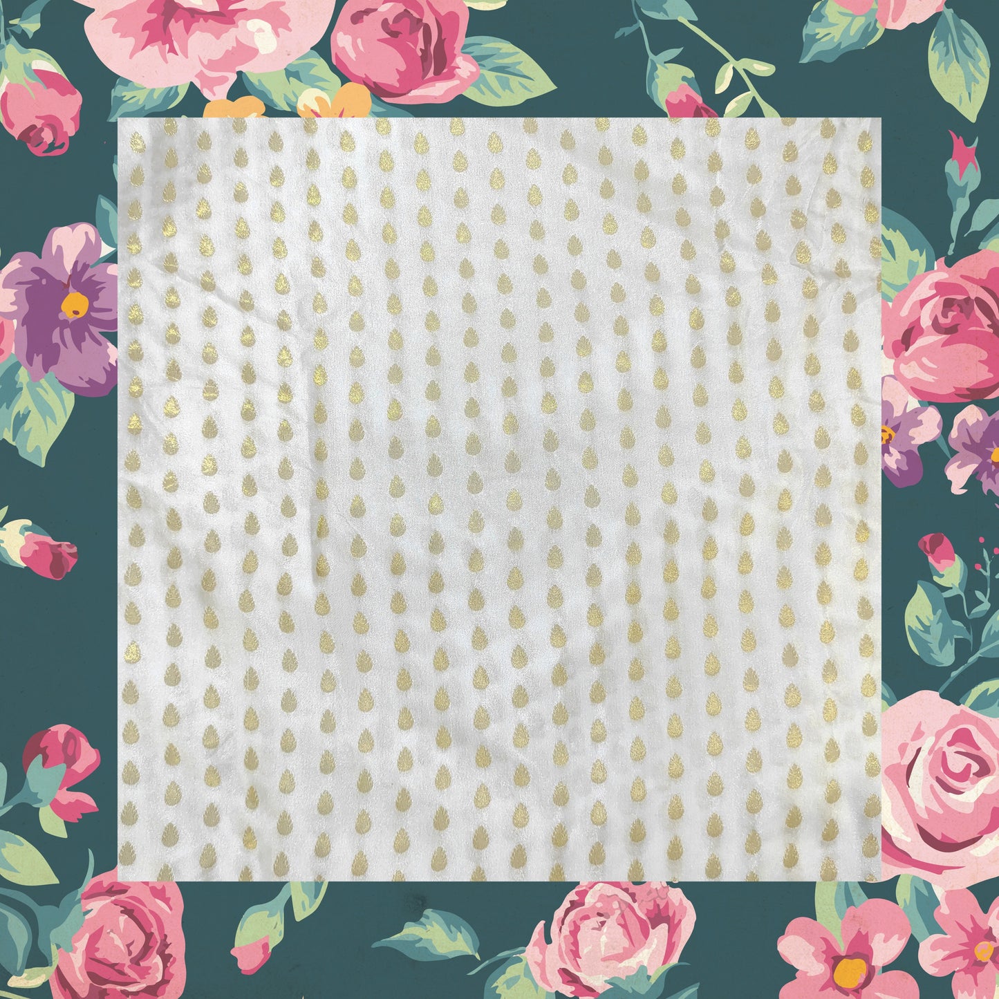 Heavy Dyeble Satin Jaquard Zari Brocade