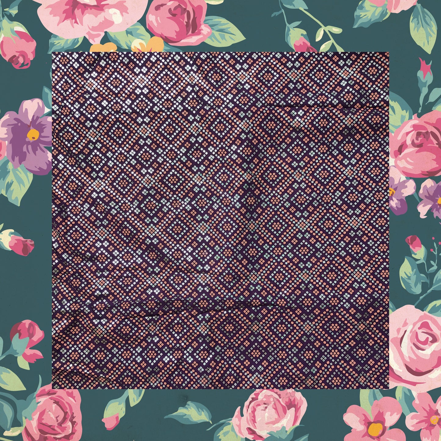 Foil Print On Georgette (FW-44")