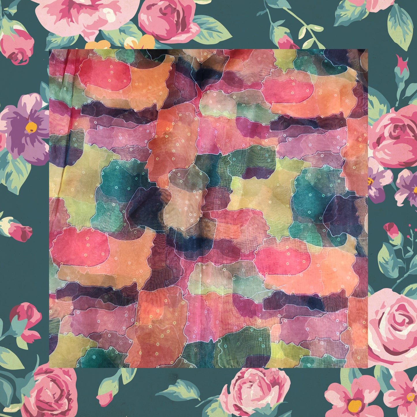 Digital Print On Organza (FW-56")