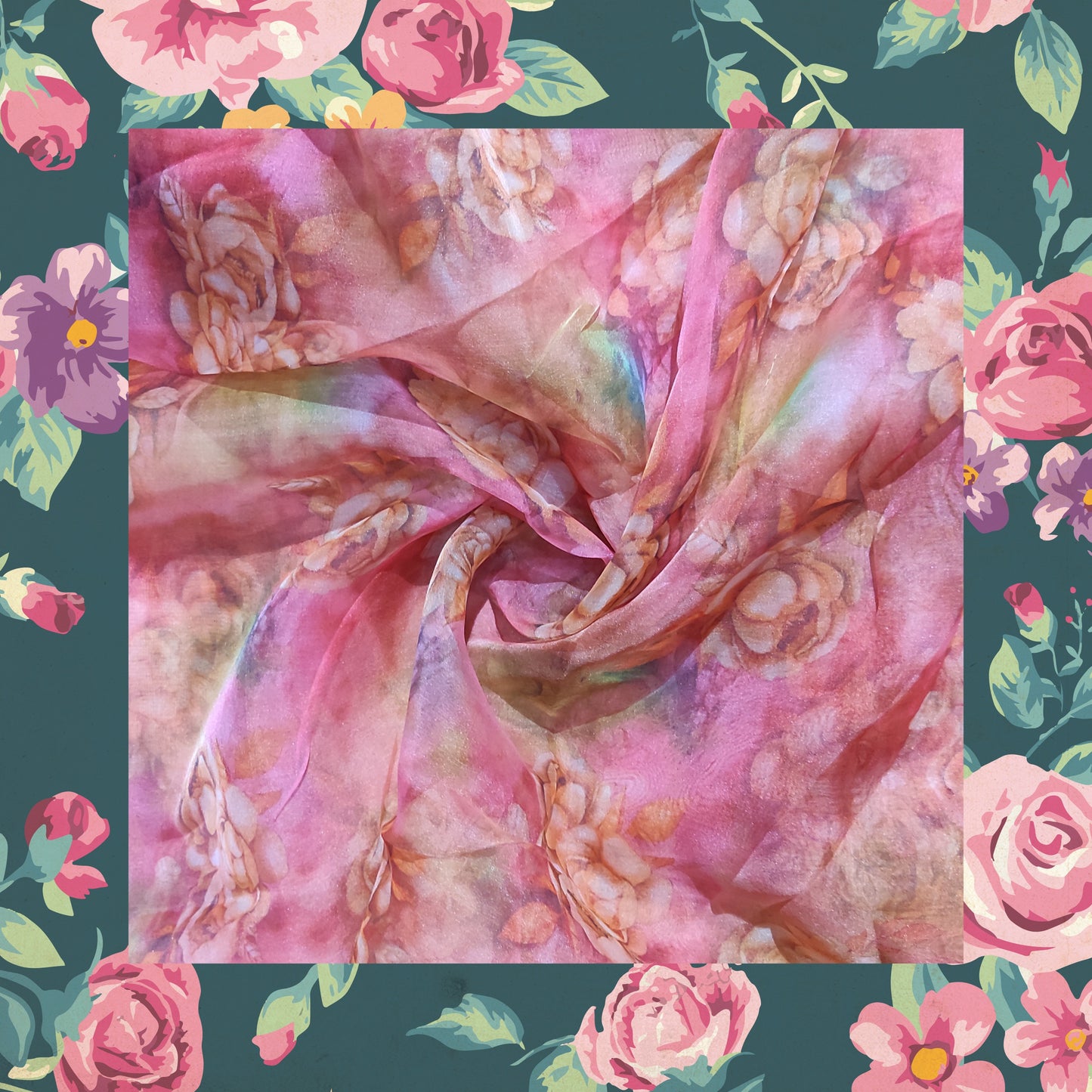 Digital Print On Organza (FW-56")