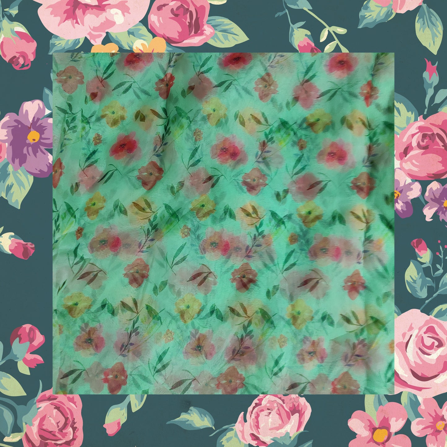 Digital Print On Organza (FW-56")