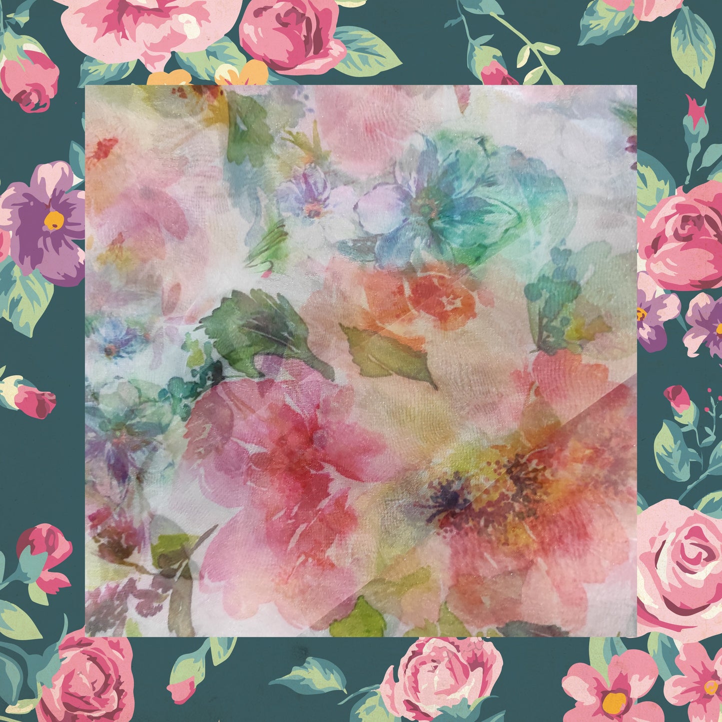 Digital Print On Organza (FW-56")