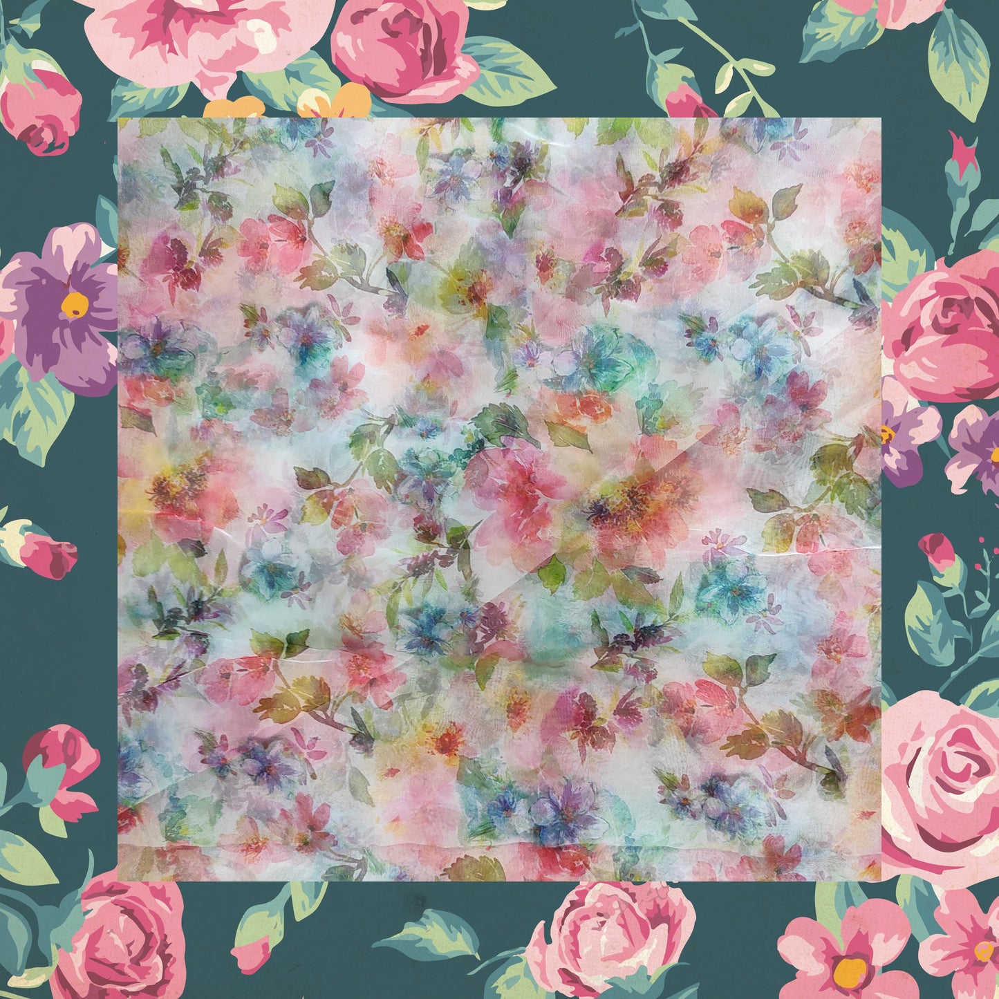 Digital Print On Organza (FW-56")