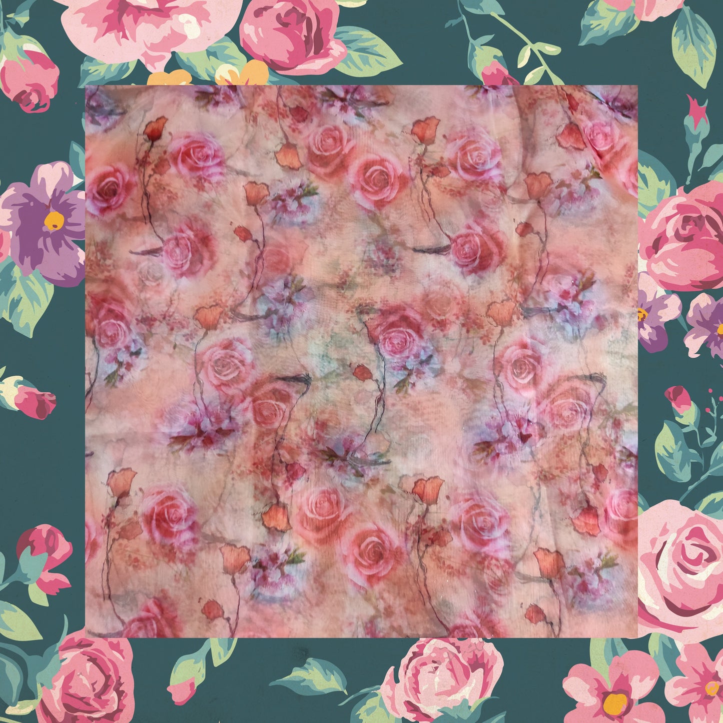 Digital Print On Organza (FW-56")