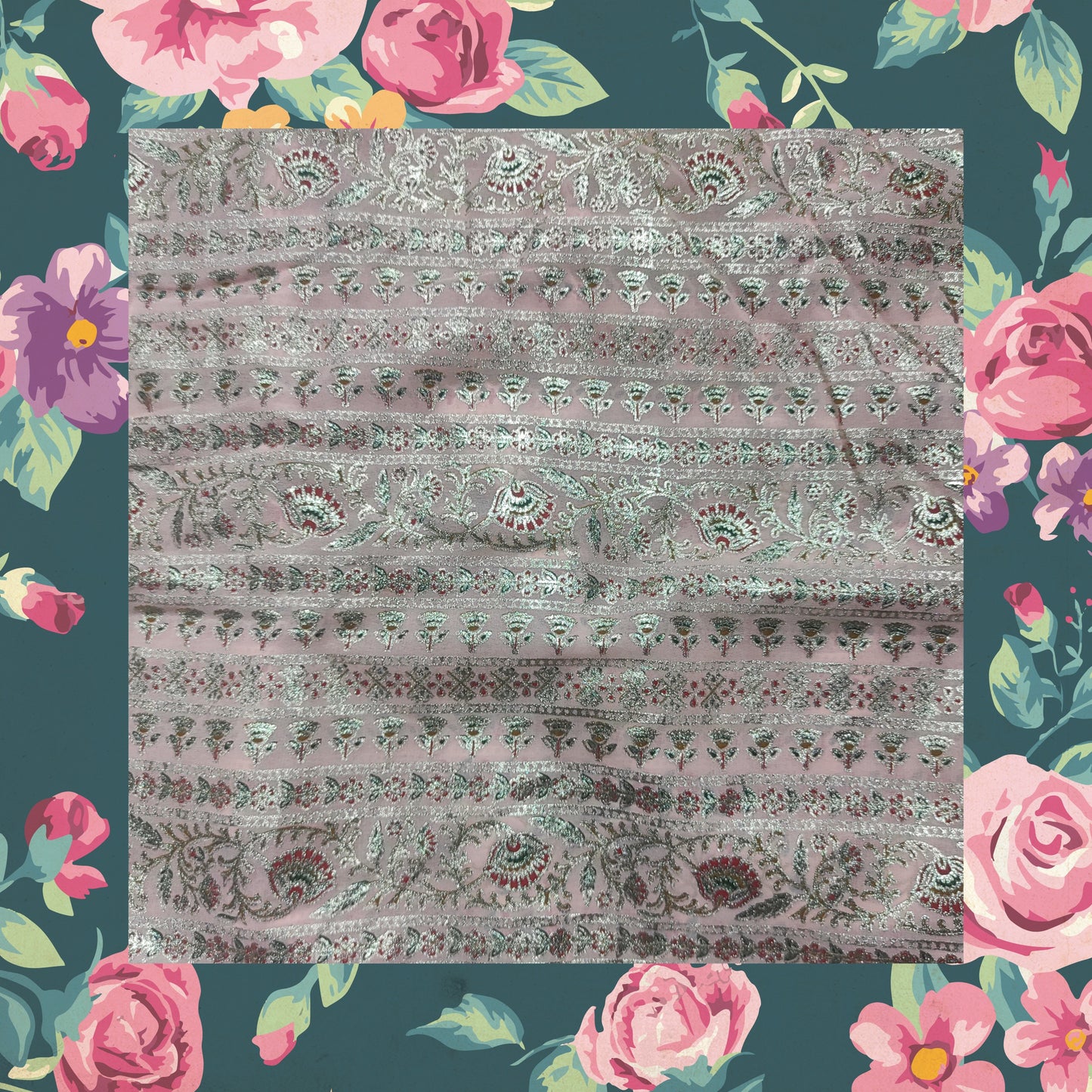 Foil Print On Georgette (FW-44")