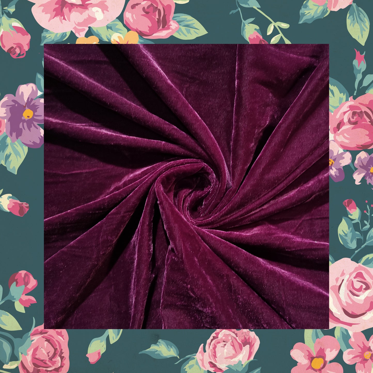 Pure Micro Velvet Plain 9000 Violet