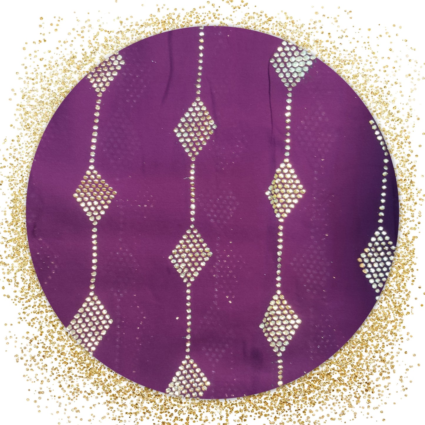 Beautiful Mukesh Work On Georgette Fabric (price for 6 meter)