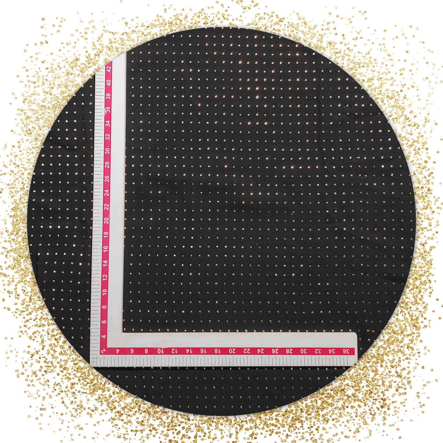 Premium Quality Mukesh Work On Wine Georgette Fabric (Price for 6 mtr)