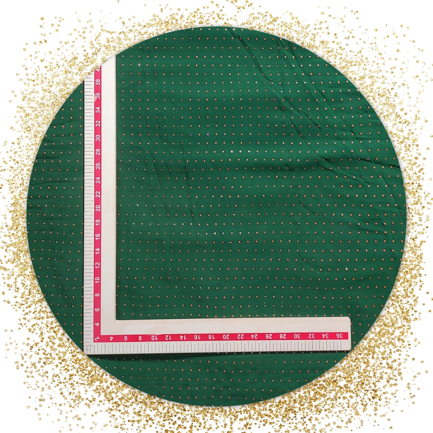 Premium Quality Mukesh Work On Wine Georgette Fabric (Price for 6 mtr)