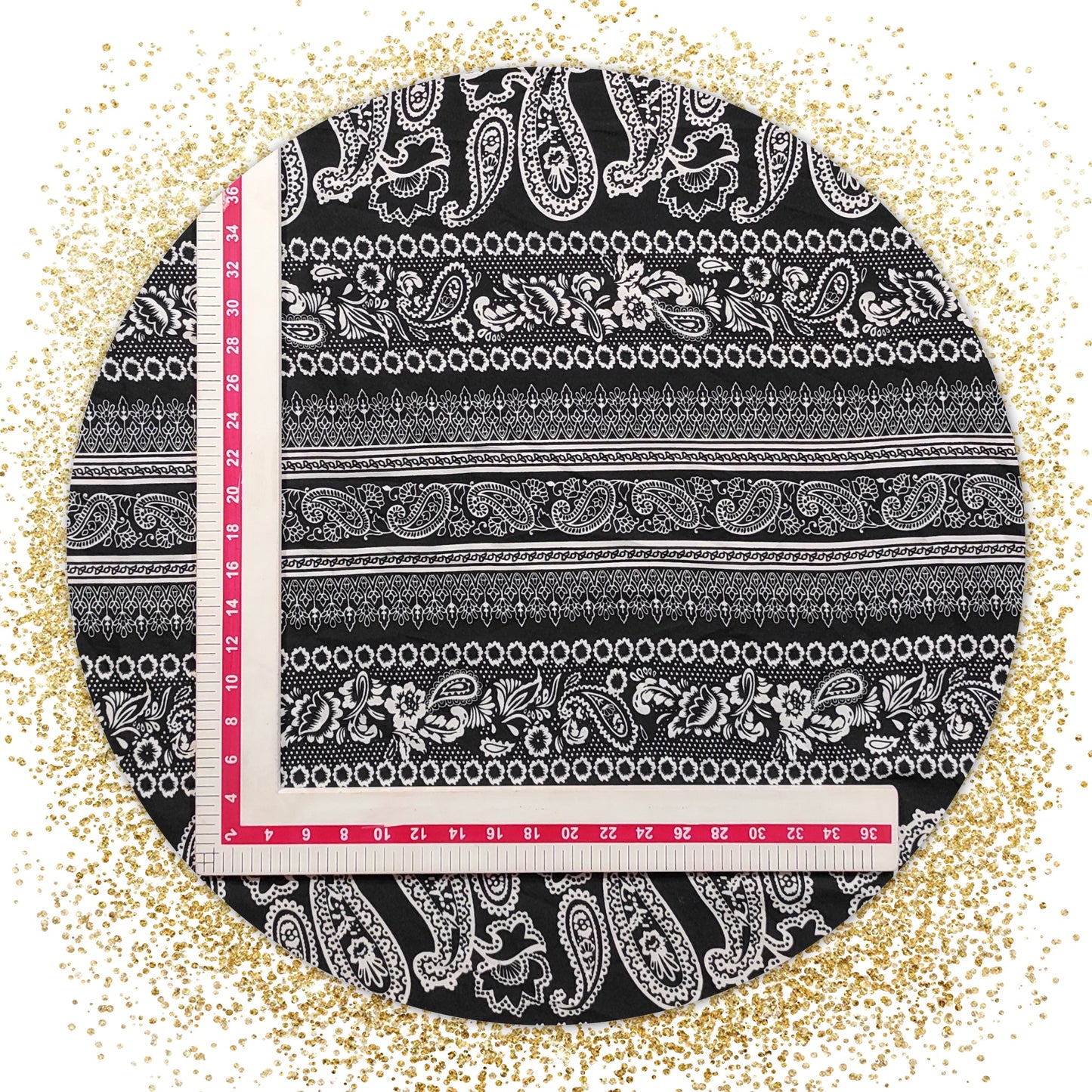 Premium quality Crepe Printed Fabric (price for 6 meter fabric)