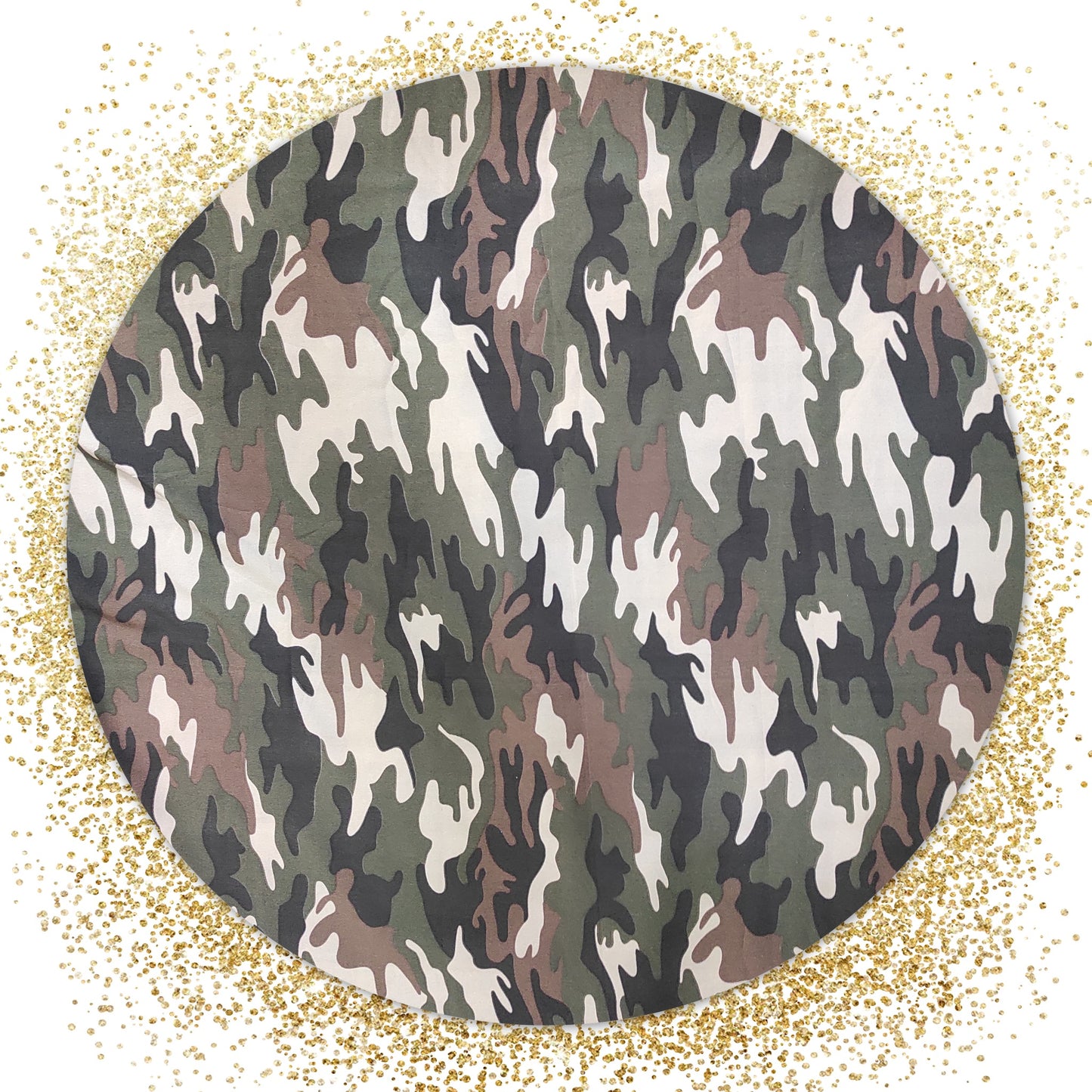 Premium quality Crepe / Army Printed Fabric (price for 6 meter fabric)