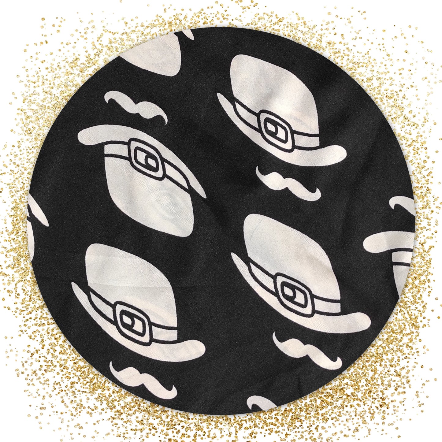 Black & White Crepe Printed Fabric (price for 6 meter fabric)