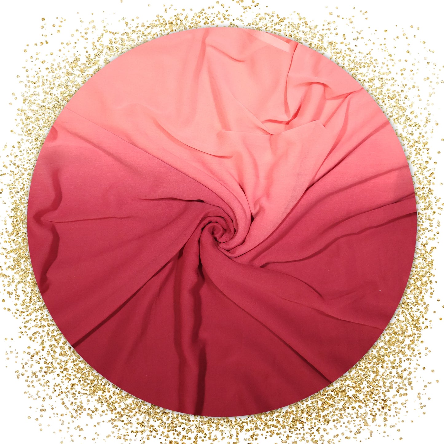 Premium Ombre Georgette Fabric (Price For 6 Meter)