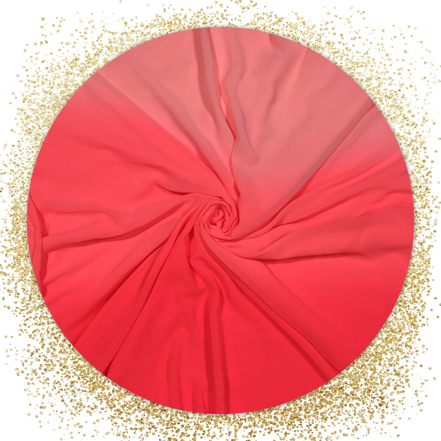 Premium Quality Ombre Georgette Fabric (Price For 6 Meter)